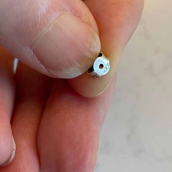 Vintage Dainty Sterling Silver (925) & Turquoise Dangle Earrings 1.5" drop Sz OS - Picture 8 of 10